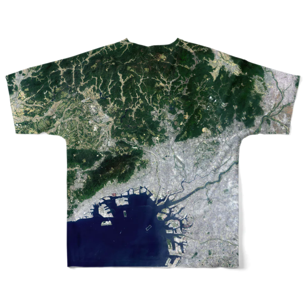 WEAR YOU AREの兵庫県 宝塚市 Tシャツ 両面 All-Over Print T-Shirt :back