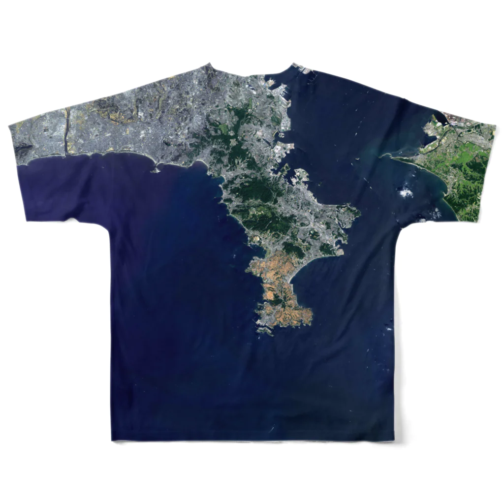 WEAR YOU AREの神奈川県 横須賀市 Tシャツ 両面 All-Over Print T-Shirt :back