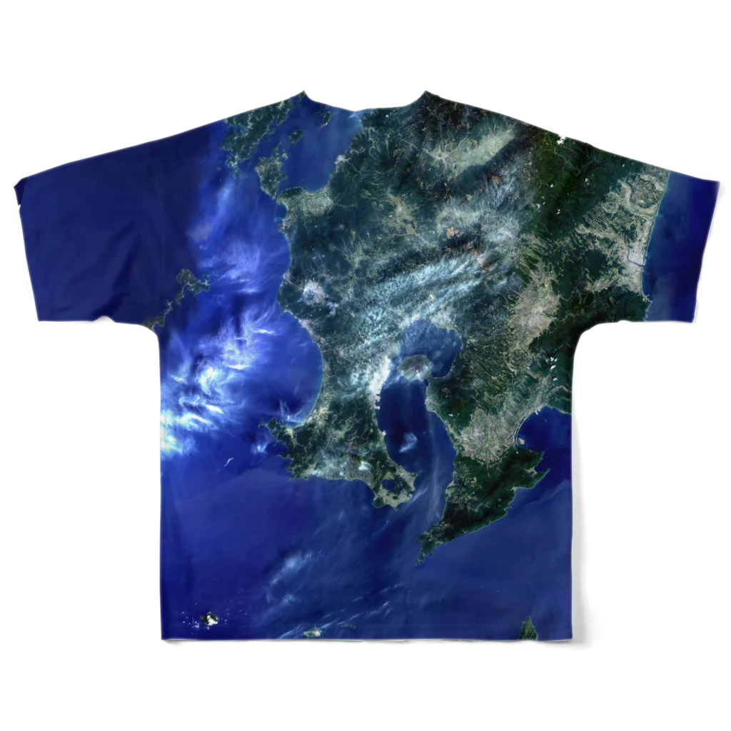 WEAR YOU AREの鹿児島県 肝属郡 Tシャツ 両面 フルグラフィックTシャツの背面