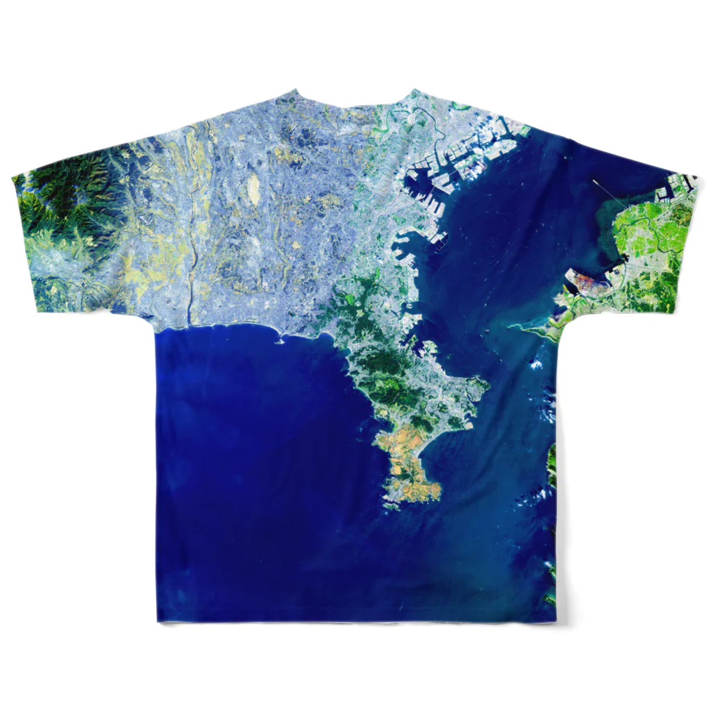 WEAR YOU AREの神奈川県 三浦郡 Tシャツ 両面 フルグラフィックTシャツの背面