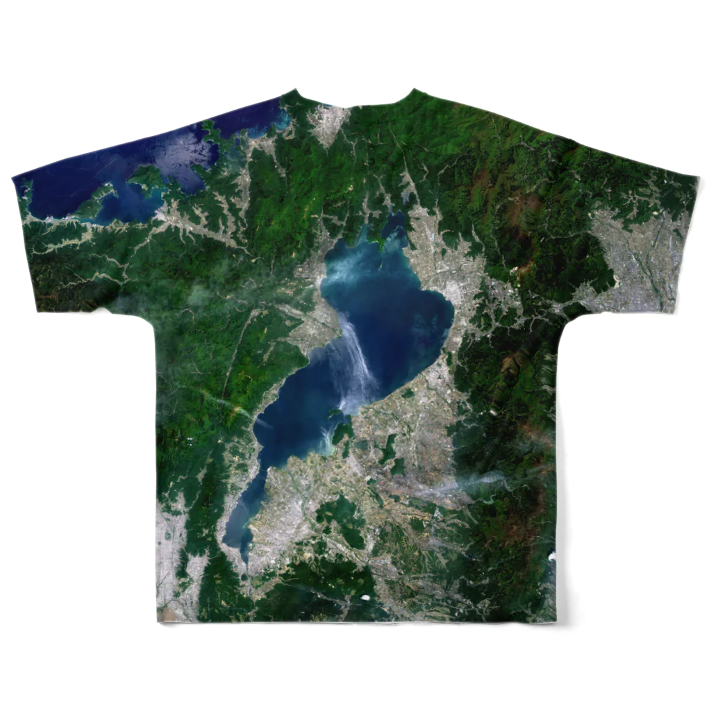 WEAR YOU AREの滋賀県 高島市 Tシャツ 両面 フルグラフィックTシャツの背面