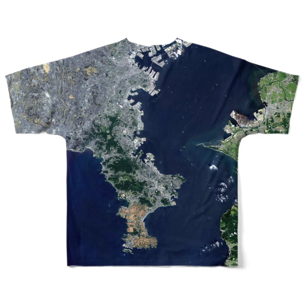 WEAR YOU AREの神奈川県 横須賀市 Tシャツ 両面 フルグラフィックTシャツの背面