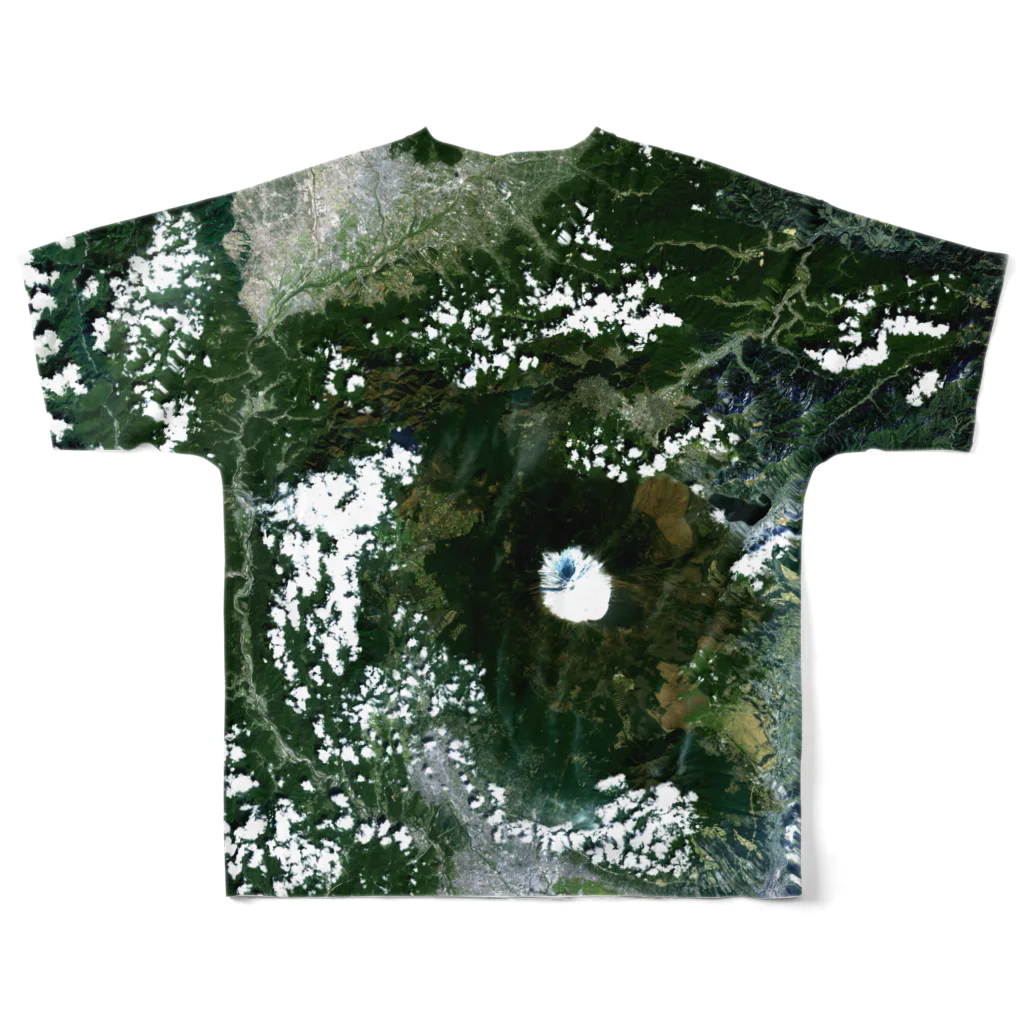 WEAR YOU AREの山梨県 富士吉田市 Tシャツ 両面 All-Over Print T-Shirt :back