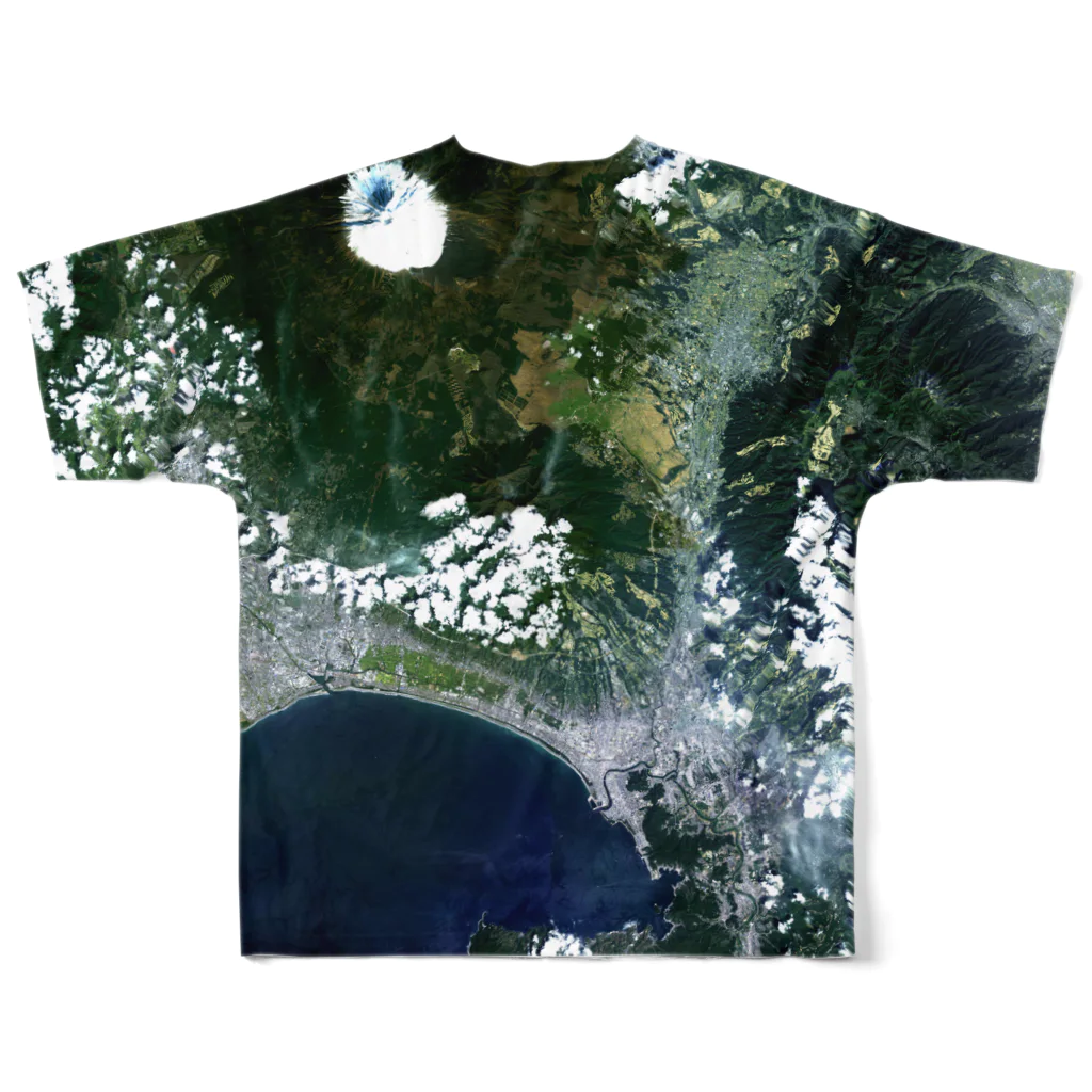 WEAR YOU AREの静岡県 Unnamed Road Tシャツ 両面 All-Over Print T-Shirt :back