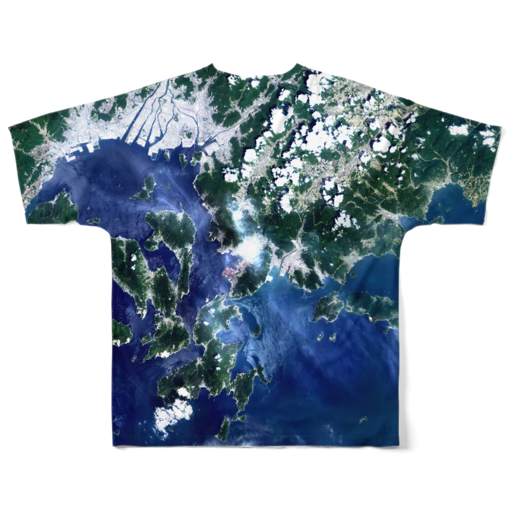 WEAR YOU AREの広島県 呉市 Tシャツ 両面 フルグラフィックTシャツの背面