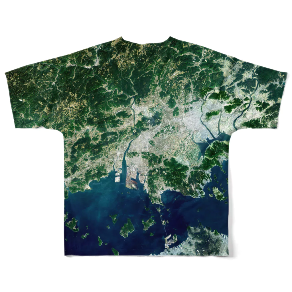 WEAR YOU AREの岡山県 倉敷市 Tシャツ 両面 All-Over Print T-Shirt :back