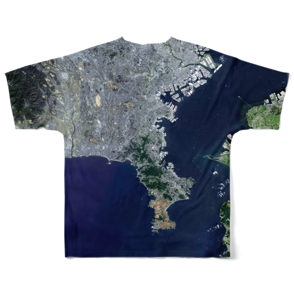 WEAR YOU AREの神奈川県 横浜市 Tシャツ 両面 All-Over Print T-Shirt :back