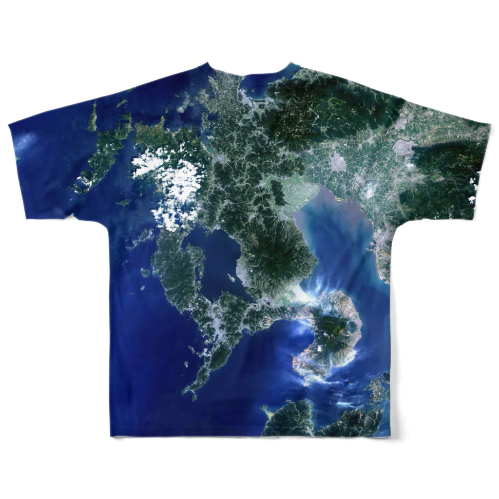 WEAR YOU AREの長崎県 東彼杵郡 Tシャツ 両面 フルグラフィックTシャツの背面