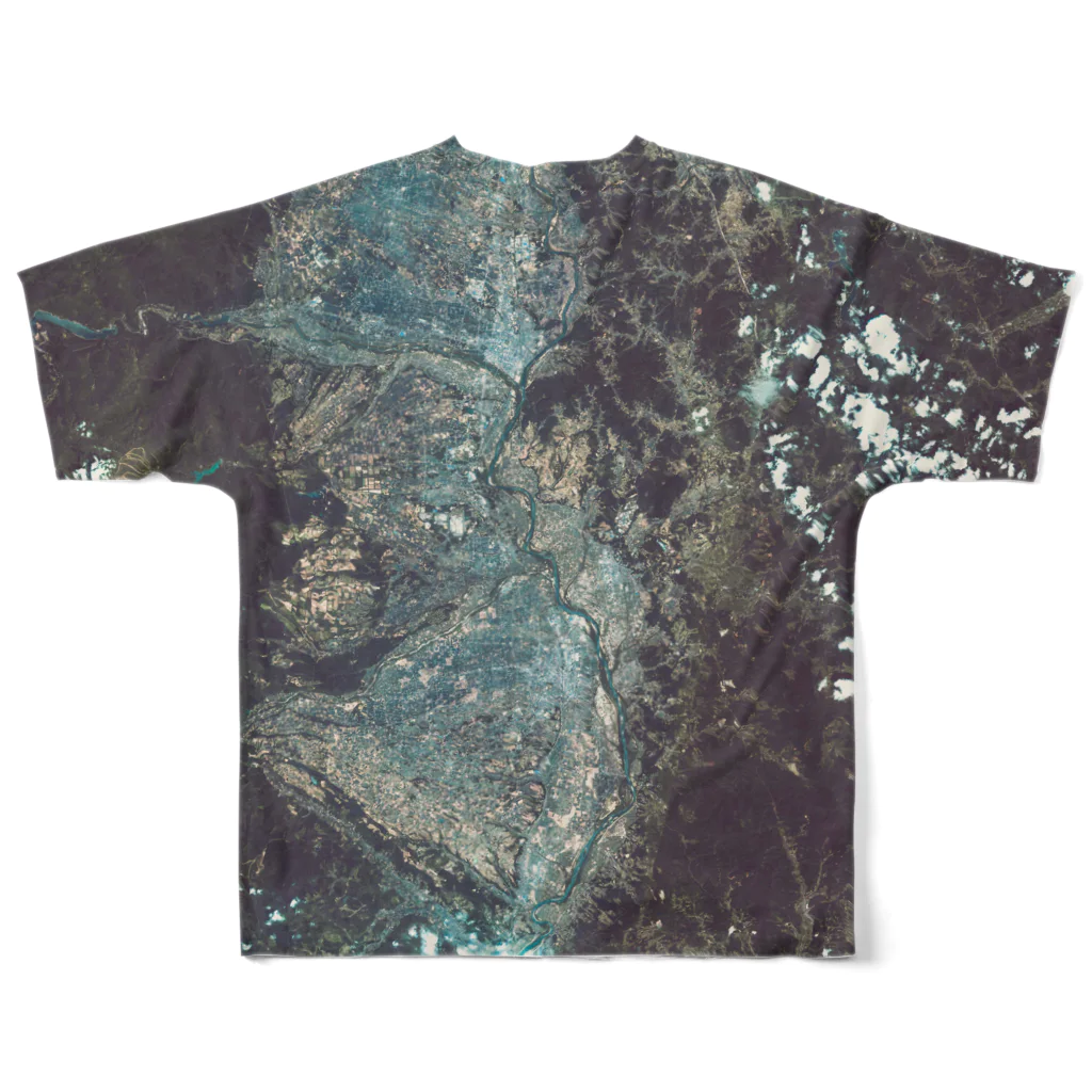 WEAR YOU AREの岩手県 奥州市 Tシャツ 両面 All-Over Print T-Shirt :back