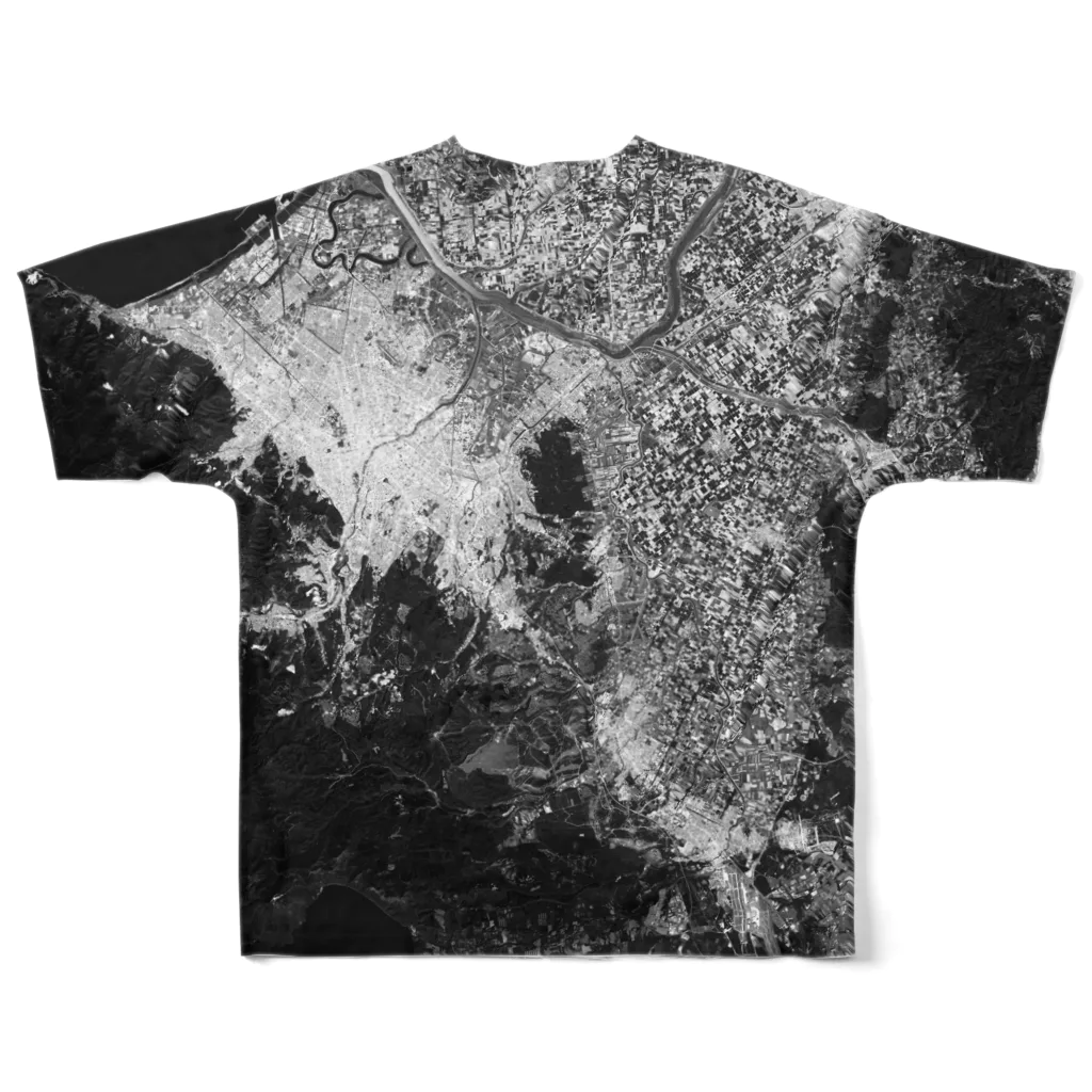 WEAR YOU AREの北海道 北広島市 Tシャツ 両面 All-Over Print T-Shirt :back