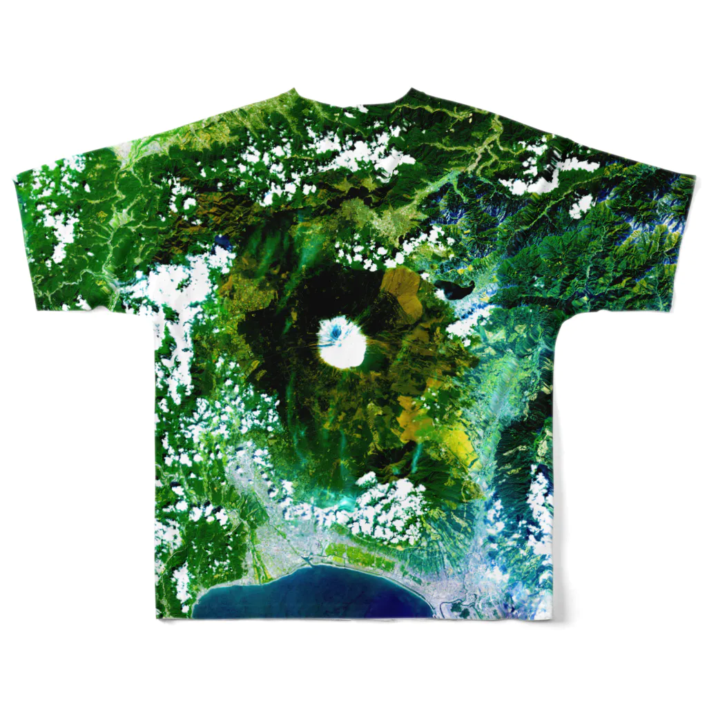 WEAR YOU AREの静岡県 富士宮市 Tシャツ 両面 All-Over Print T-Shirt :back