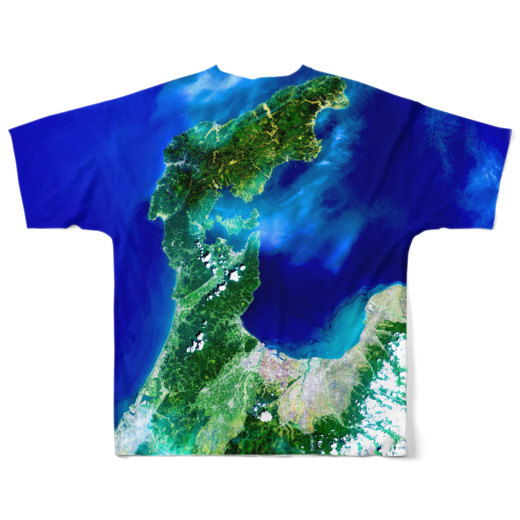 WEAR YOU AREの石川県 七尾市 Tシャツ 両面 All-Over Print T-Shirt :back