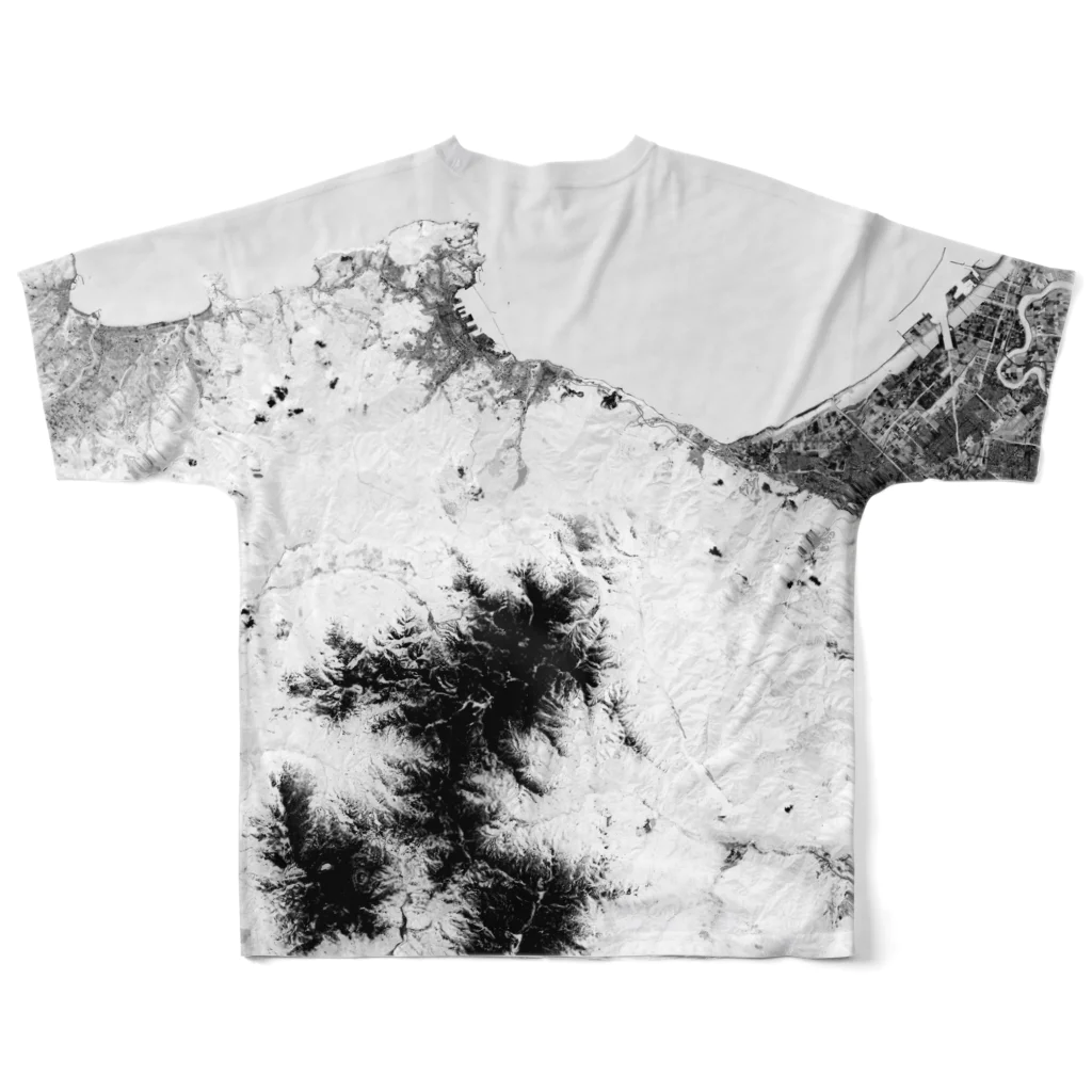 WEAR YOU AREの北海道 小樽市 Tシャツ 両面 All-Over Print T-Shirt :back