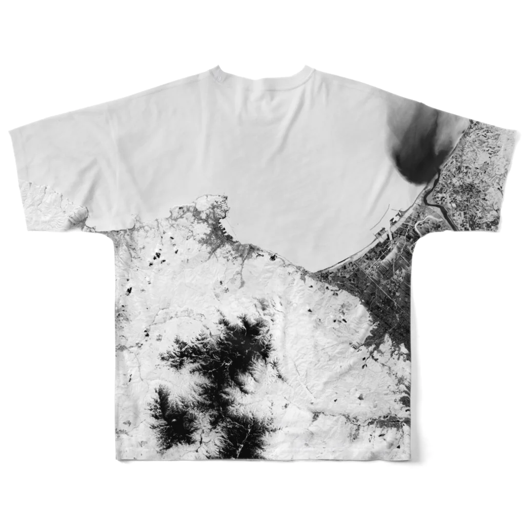 WEAR YOU AREの北海道 小樽市 Tシャツ 両面 All-Over Print T-Shirt :back