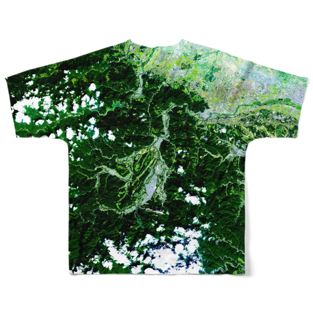 WEAR YOU AREの埼玉県 秩父市 Tシャツ 両面 All-Over Print T-Shirt :back