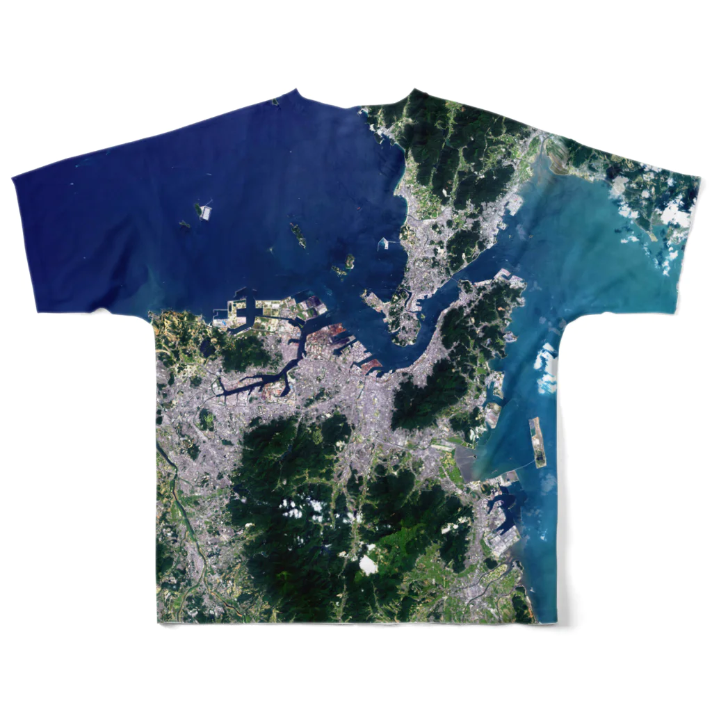 WEAR YOU AREの福岡県 北九州市 Tシャツ 両面 フルグラフィックTシャツの背面