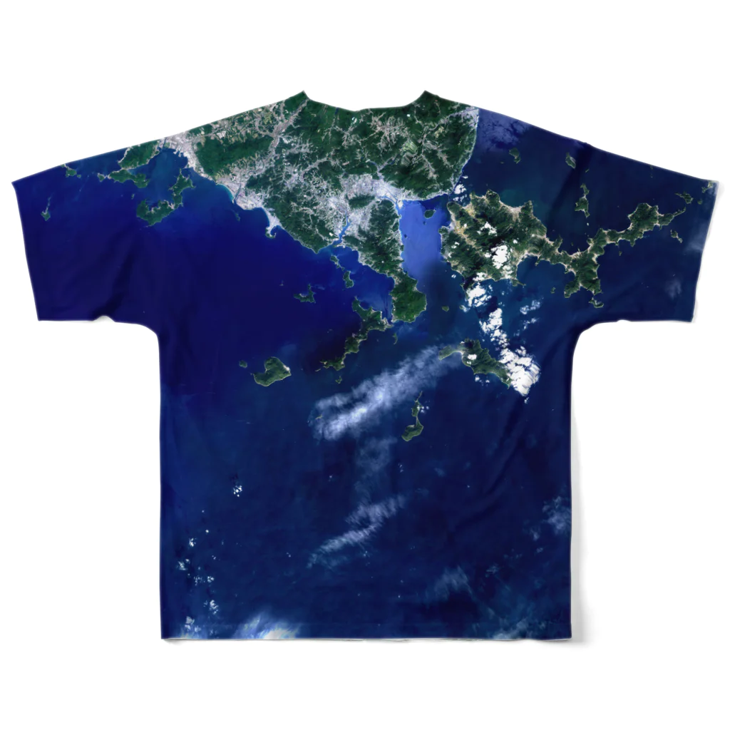 WEAR YOU AREの山口県 熊毛郡 Tシャツ 両面 フルグラフィックTシャツの背面