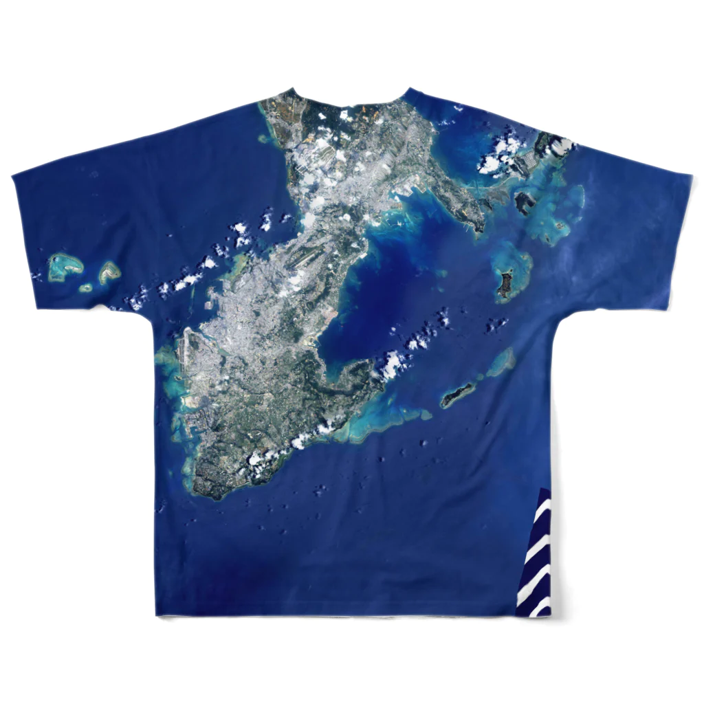 WEAR YOU AREの沖縄県 南城市 Tシャツ 両面 フルグラフィックTシャツの背面