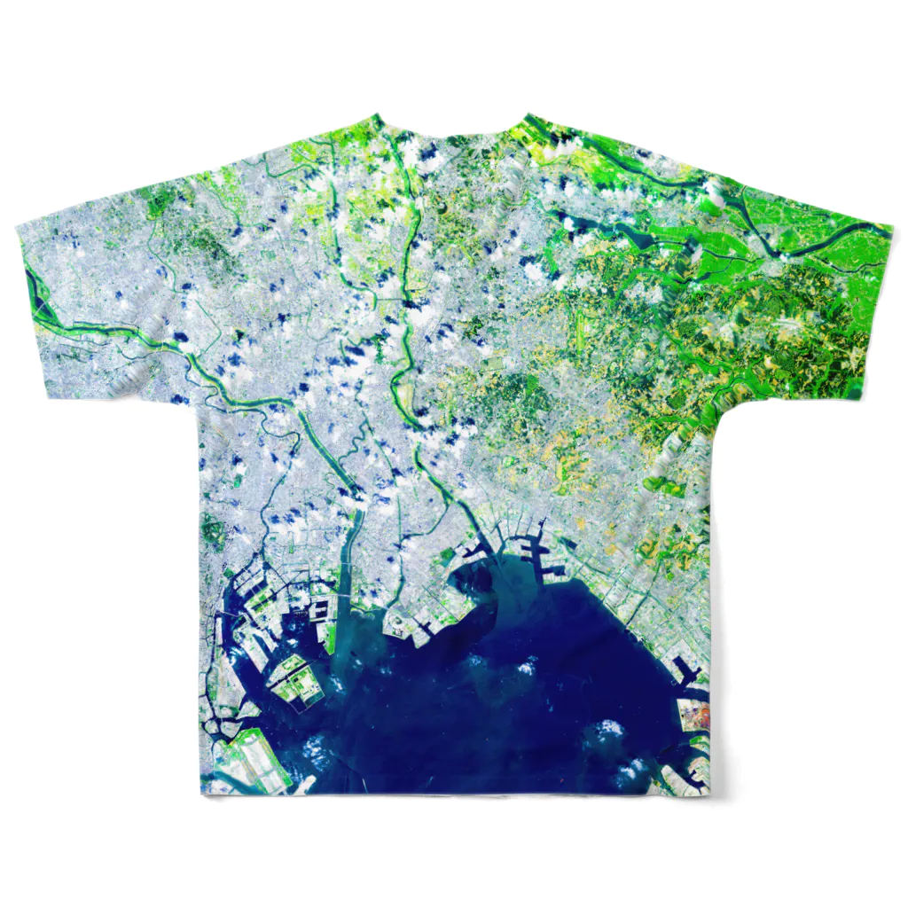 WEAR YOU AREの千葉県 市川市 Tシャツ 両面 All-Over Print T-Shirt :back