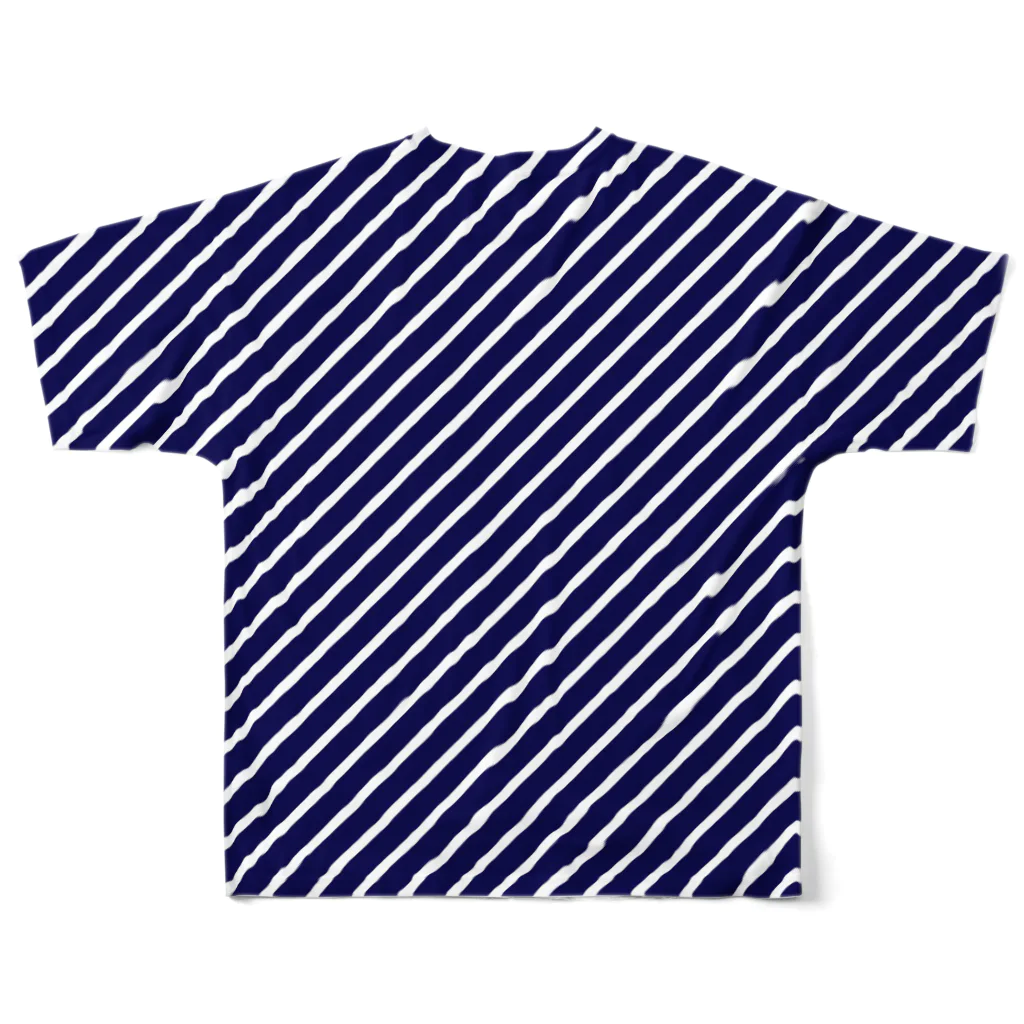 WEAR YOU AREの東京都 青ヶ島村 Tシャツ 両面 フルグラフィックTシャツの背面