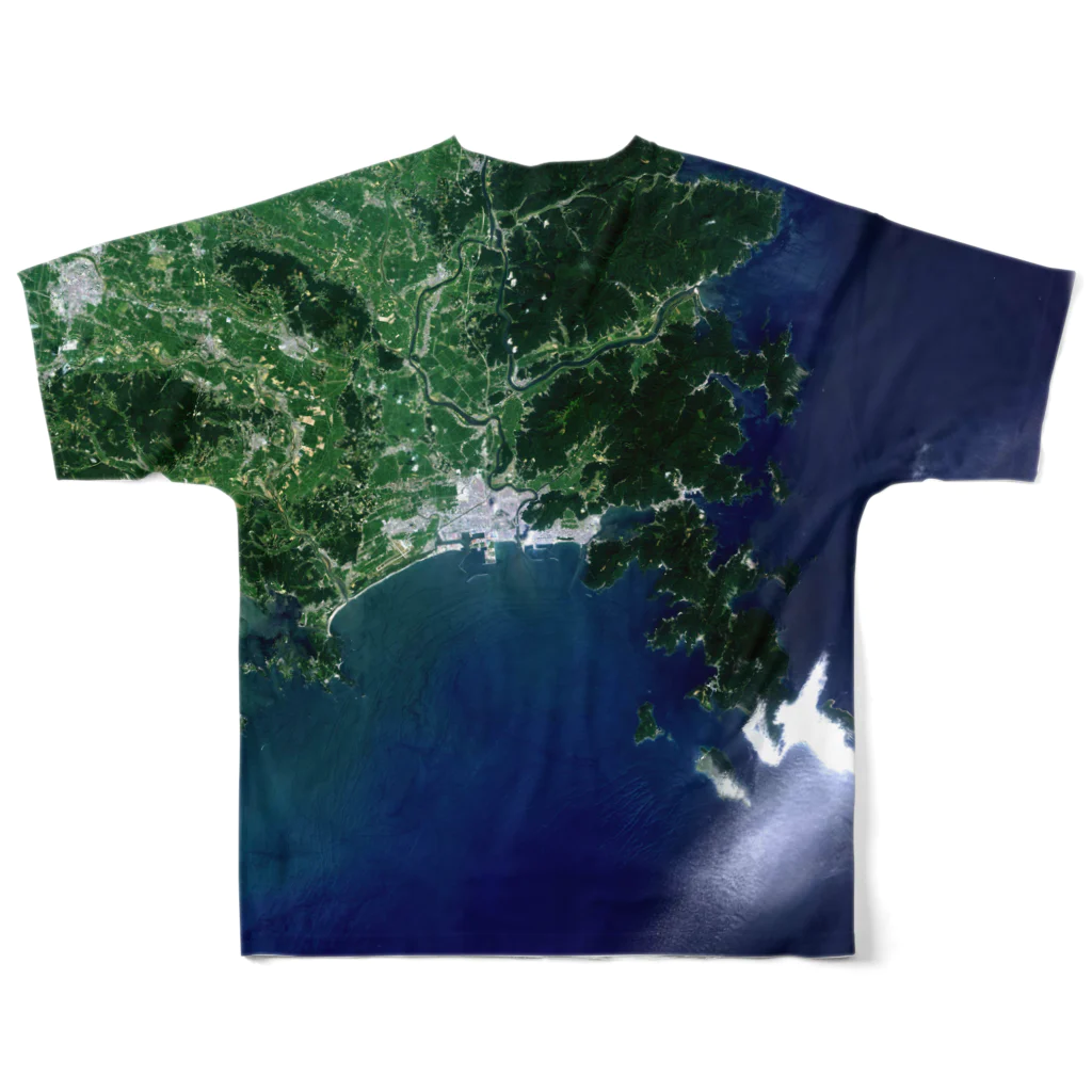 WEAR YOU AREの宮城県 石巻市 Tシャツ 両面 All-Over Print T-Shirt :back