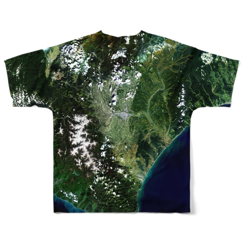 WEAR YOU AREの北海道 帯広市 Tシャツ 両面 フルグラフィックTシャツの背面