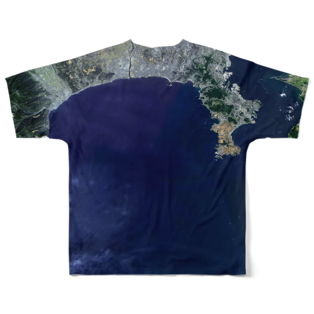 WEAR YOU AREの神奈川県 三浦郡 Tシャツ 両面 フルグラフィックTシャツの背面