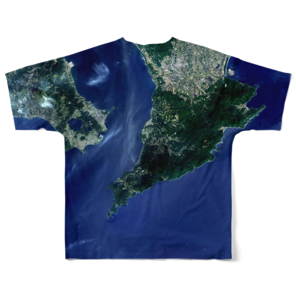 WEAR YOU AREの鹿児島県 肝属郡 Tシャツ 両面 フルグラフィックTシャツの背面