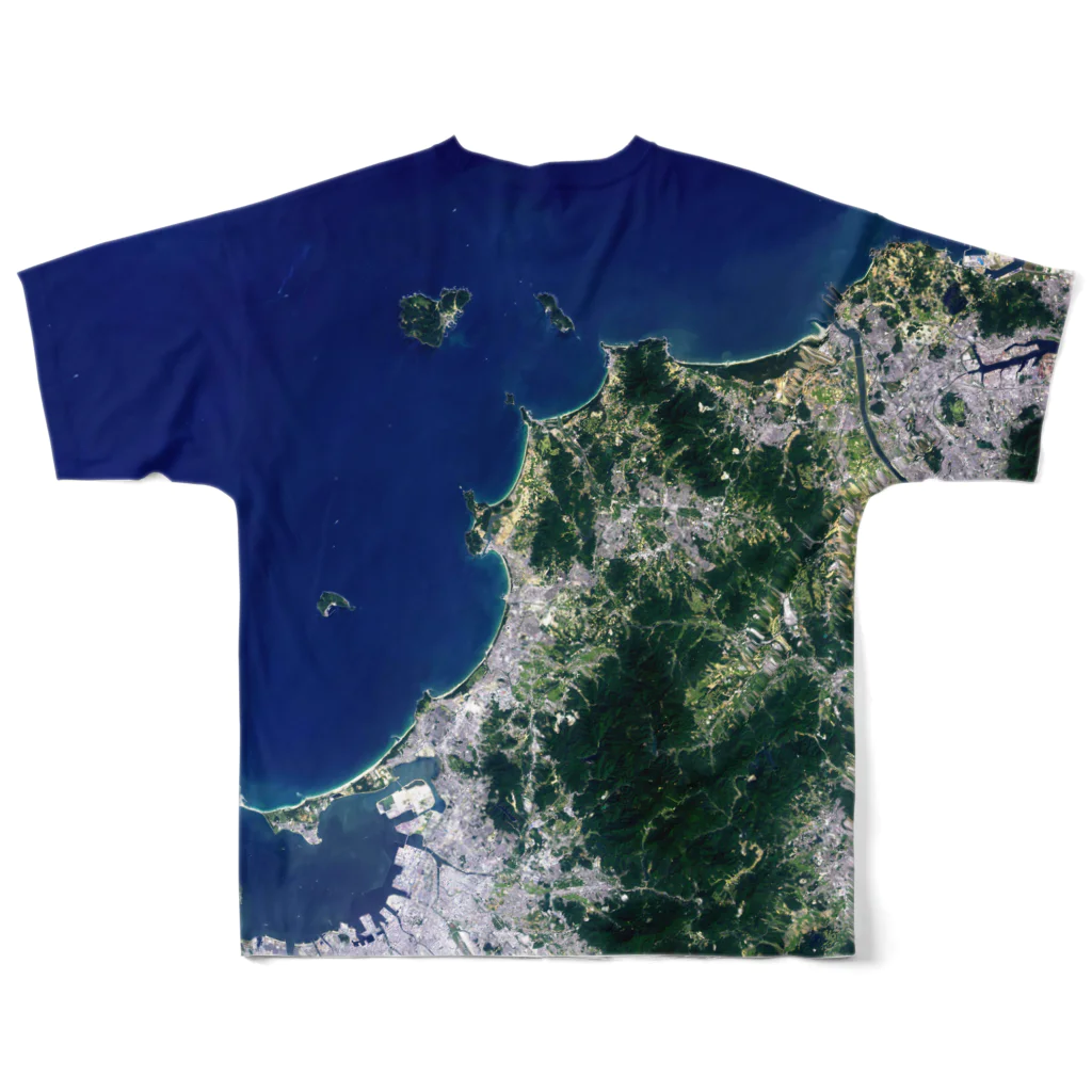 WEAR YOU AREの福岡県 福津市 Tシャツ 両面 フルグラフィックTシャツの背面