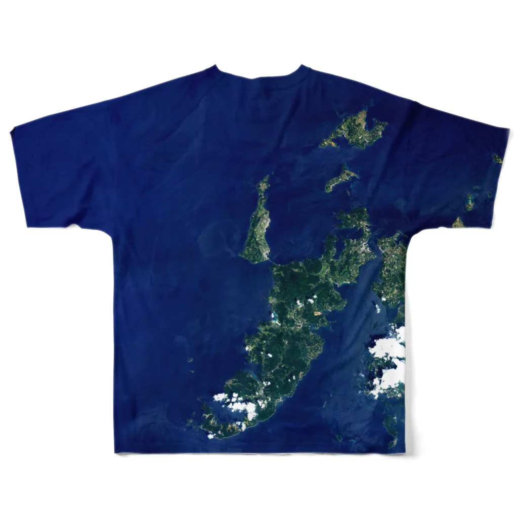 WEAR YOU AREの長崎県 平戸市 Tシャツ 両面 All-Over Print T-Shirt :back