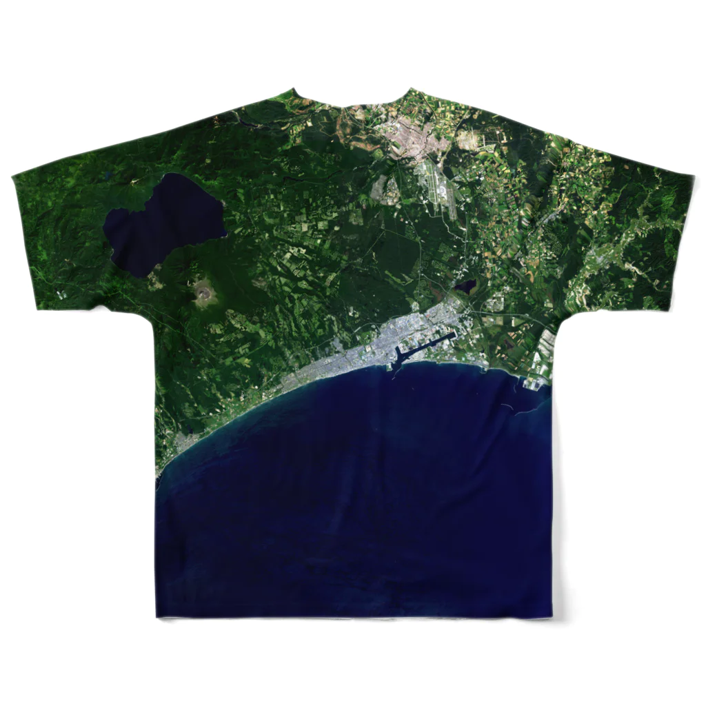 WEAR YOU AREの北海道 苫小牧市 Tシャツ 両面 All-Over Print T-Shirt :back