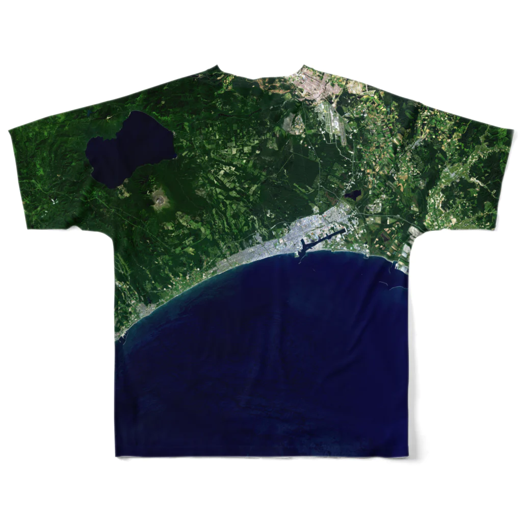 WEAR YOU AREの北海道 苫小牧市 Tシャツ 両面 All-Over Print T-Shirt :back