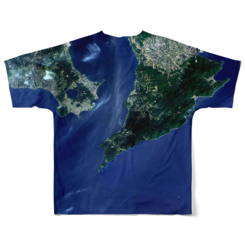 WEAR YOU AREの鹿児島県 肝属郡 Tシャツ 両面 All-Over Print T-Shirt :back