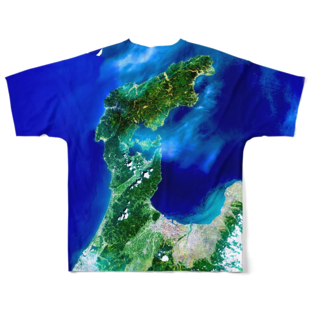 WEAR YOU AREの石川県 七尾市 Tシャツ 両面 All-Over Print T-Shirt :back