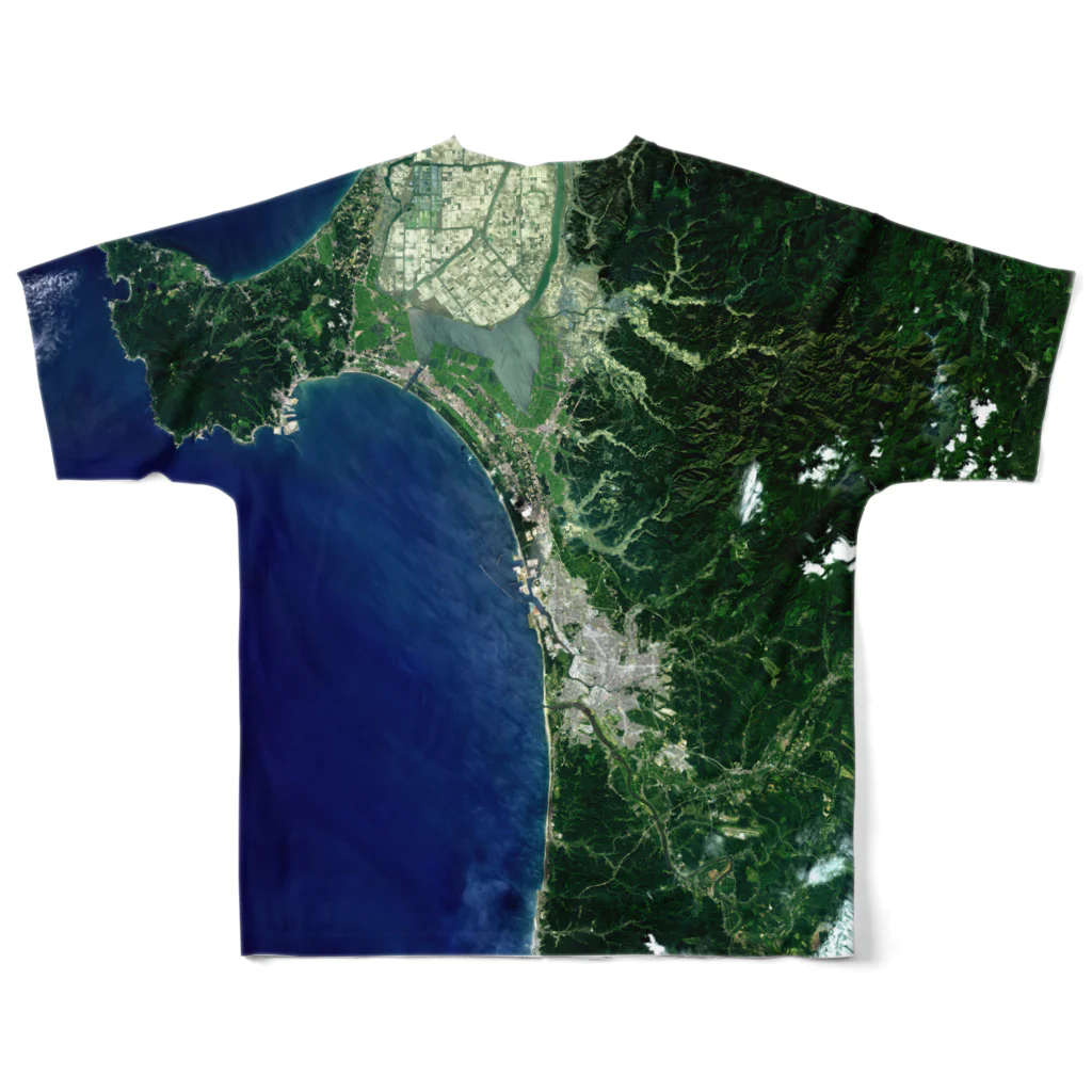 WEAR YOU AREの秋田県 秋田市 Tシャツ 両面 フルグラフィックTシャツの背面