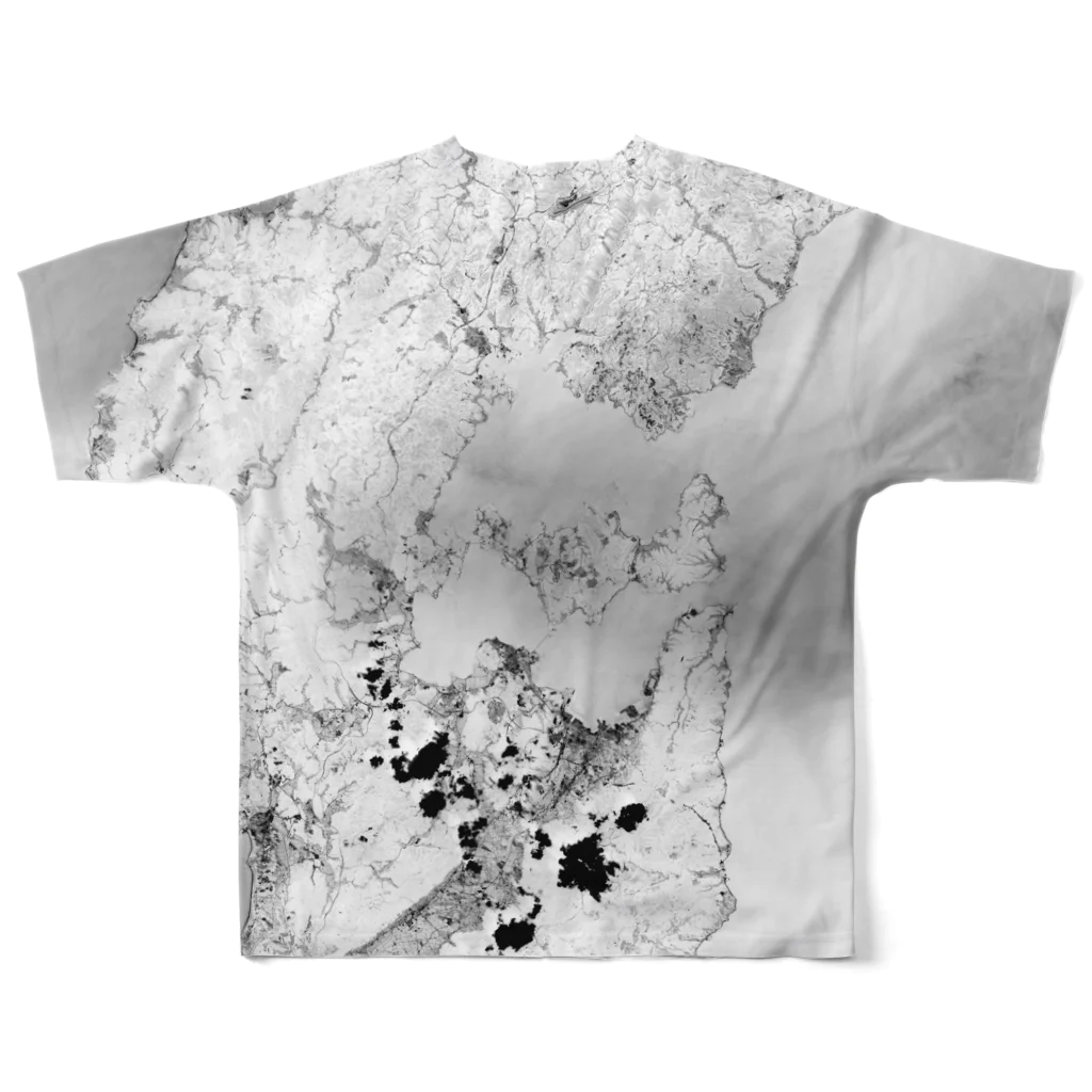 WEAR YOU AREの石川県 七尾市 Tシャツ 両面 All-Over Print T-Shirt :back