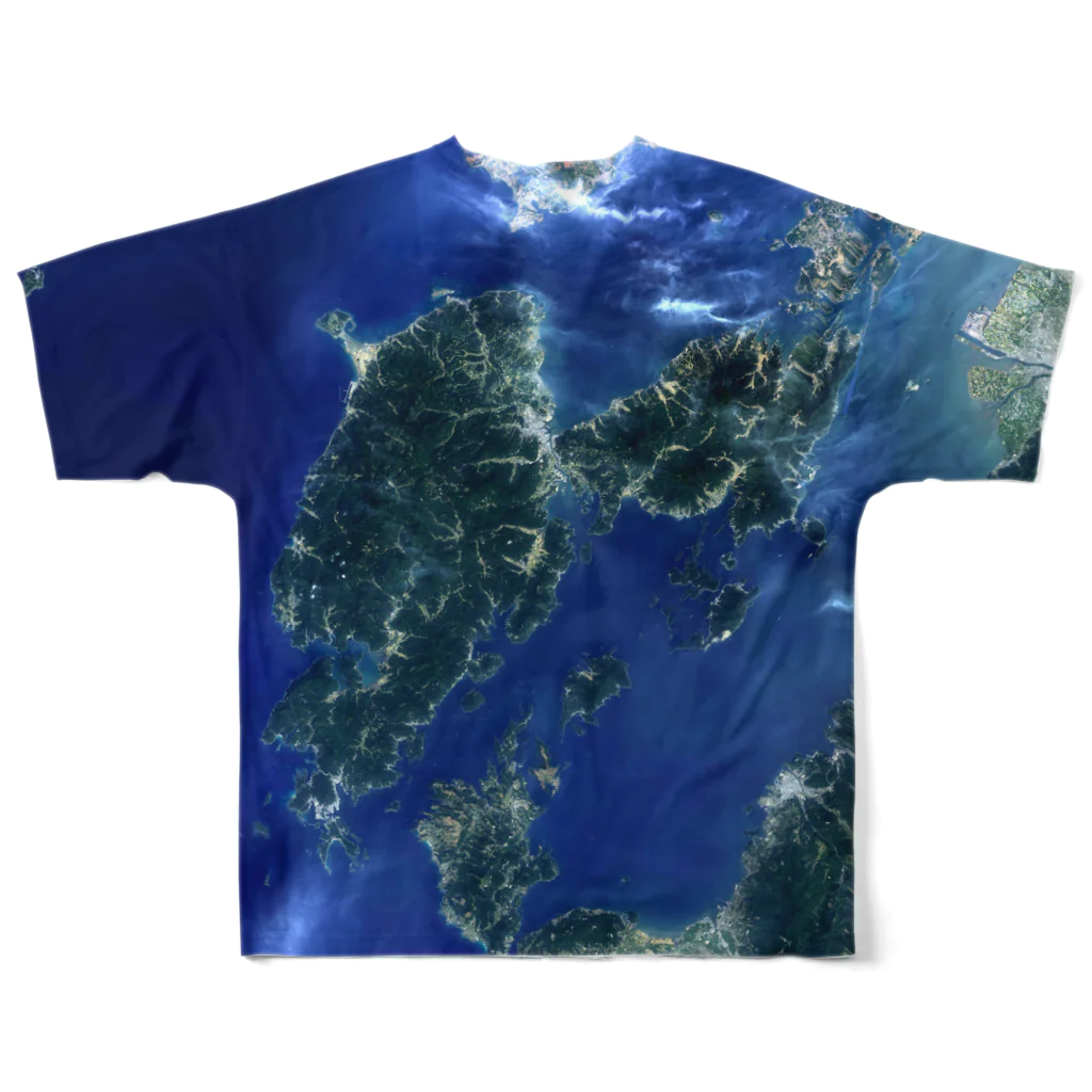 WEAR YOU AREの熊本県 天草市 Tシャツ 両面 フルグラフィックTシャツの背面