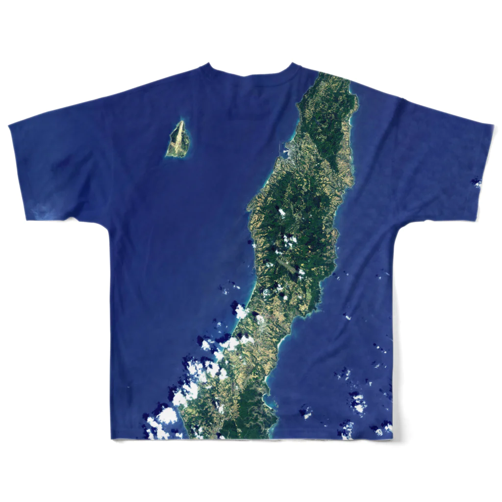 WEAR YOU AREの鹿児島県 熊毛郡 Tシャツ 両面 フルグラフィックTシャツの背面