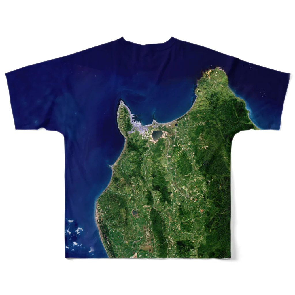 WEAR YOU AREの北海道 稚内市 Tシャツ 両面 フルグラフィックTシャツの背面