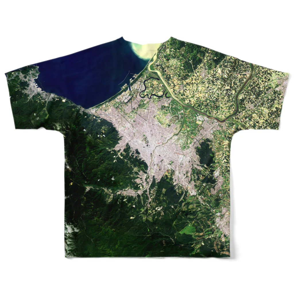 WEAR YOU AREの北海道 札幌市 Tシャツ 両面 フルグラフィックTシャツの背面