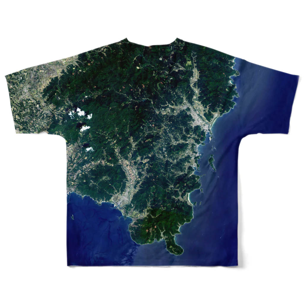 WEAR YOU AREの宮崎県 日南市 Tシャツ 両面 フルグラフィックTシャツの背面