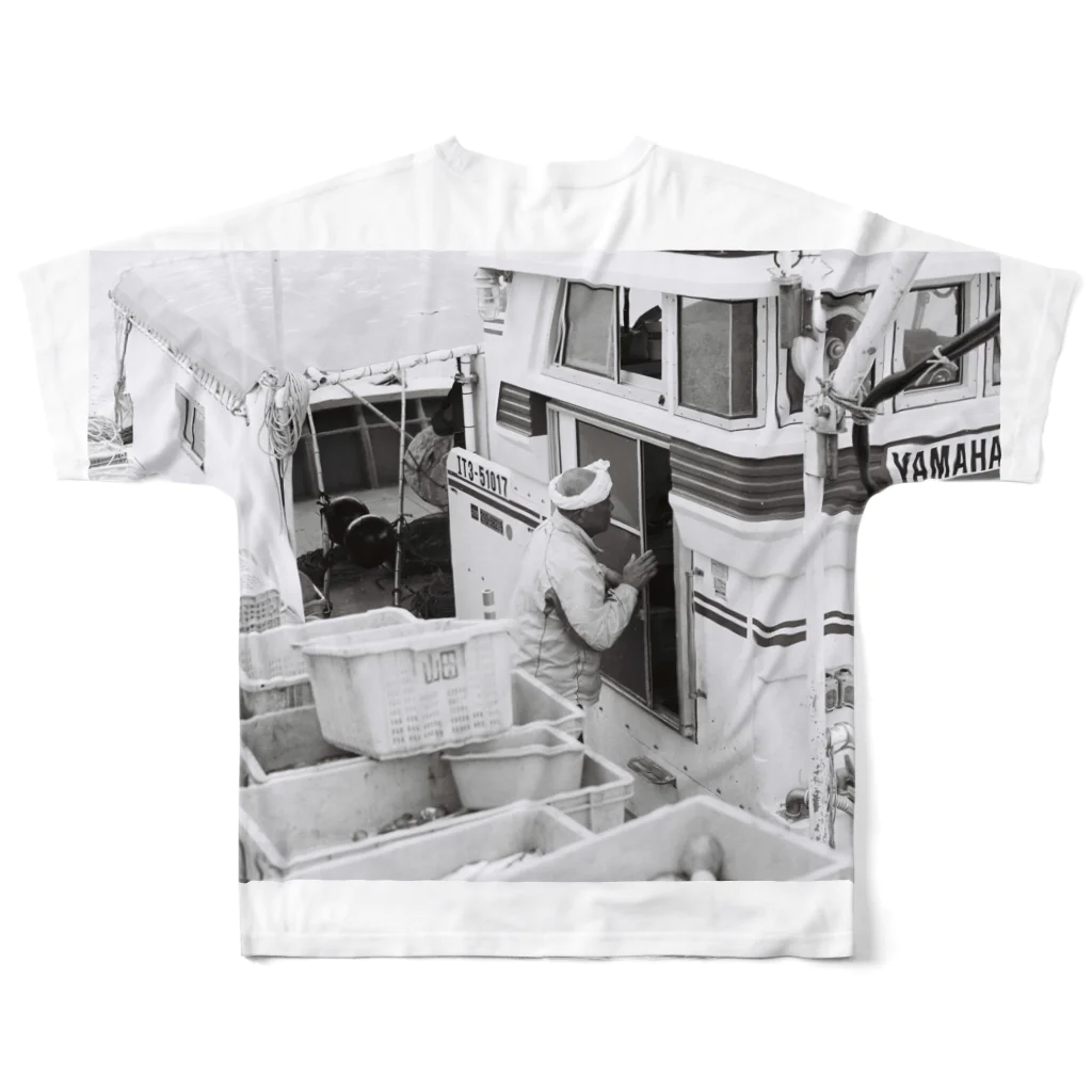 Ossan Collectionのtako_ossan from RIKUZENTAKADA T-shirt  フルグラフィックTシャツの背面