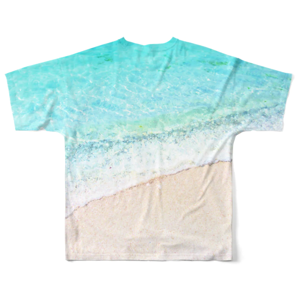 dizzyのBeachy 🌊 フルグラフィックTシャツの背面