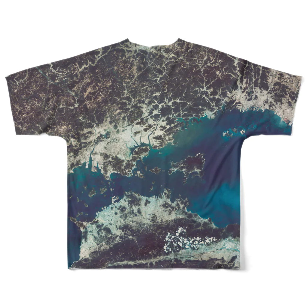 WEAR YOU AREの岡山県 岡山市 Tシャツ 両面 All-Over Print T-Shirt :back