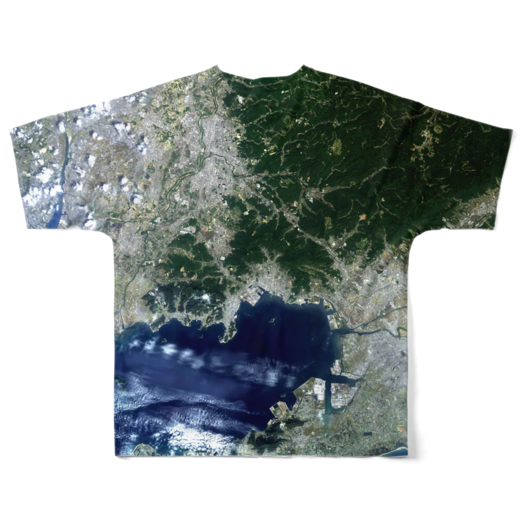 WEAR YOU AREの愛知県 蒲郡市 Tシャツ 両面 フルグラフィックTシャツの背面