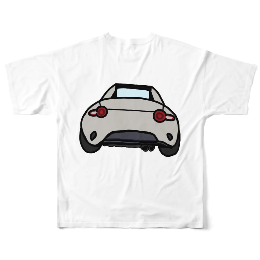 RF owner's clubのロードスターRF オーナーズクラブ 公式アイテム フルグラフィックTシャツの背面