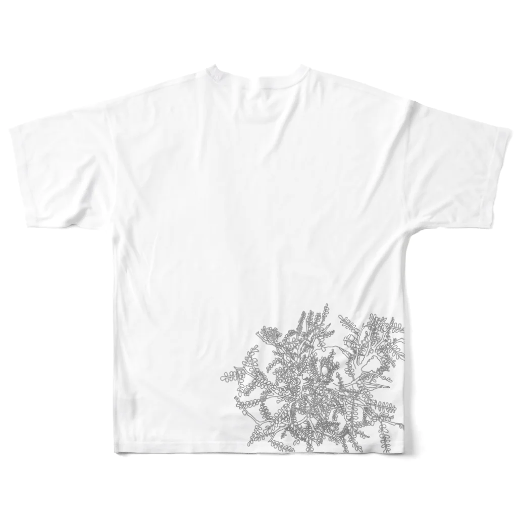 PHYTOGIFTのオペルクリカリア パキプス / 塊根植物 All-Over Print T-Shirt :back