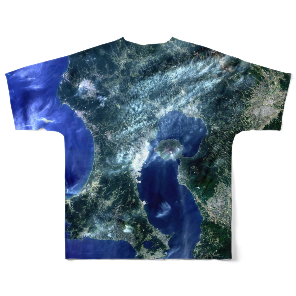 WEAR YOU AREの鹿児島県 鹿児島市 Tシャツ 両面 All-Over Print T-Shirt :back