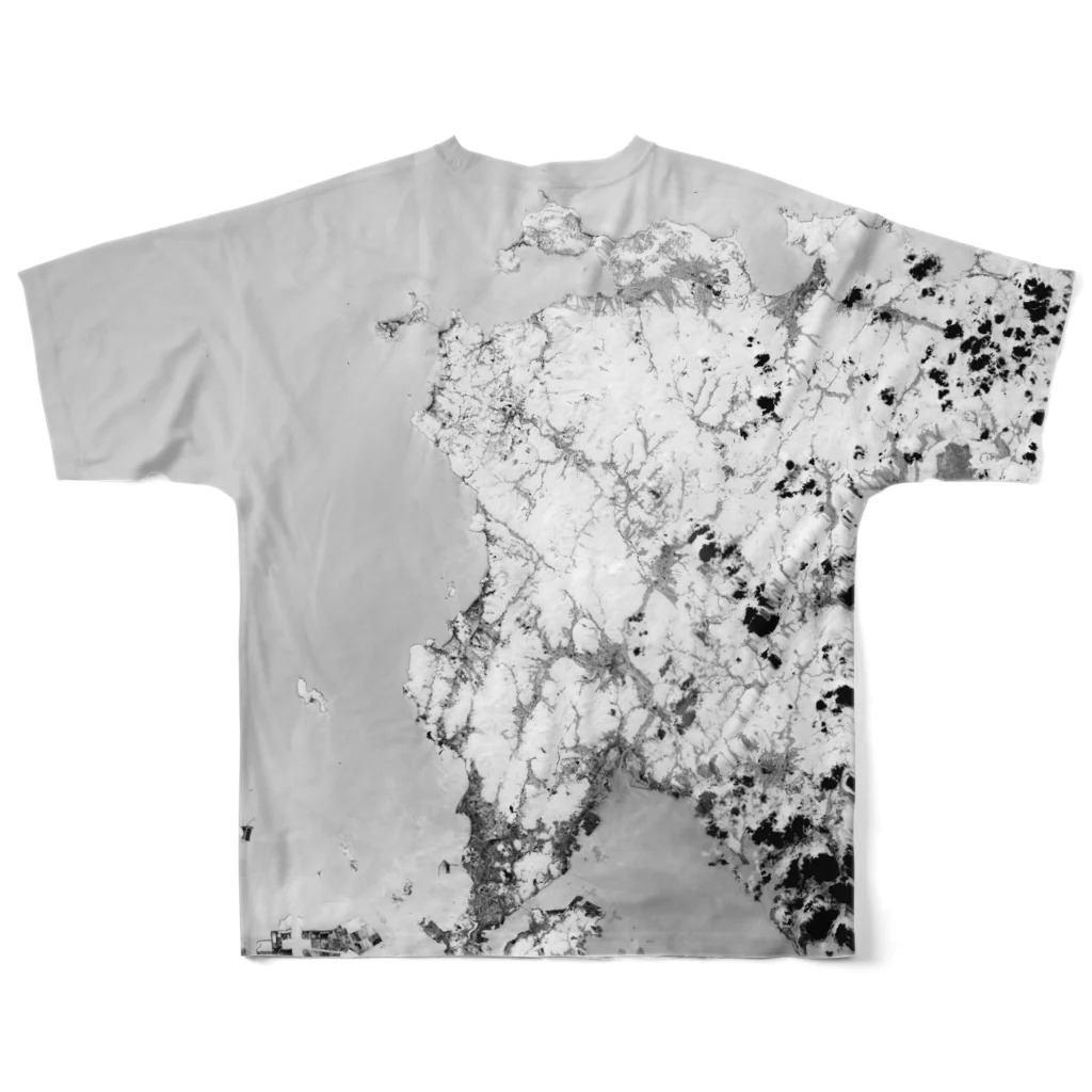 WEAR YOU AREの山口県 下関市 Tシャツ 両面 All-Over Print T-Shirt :back