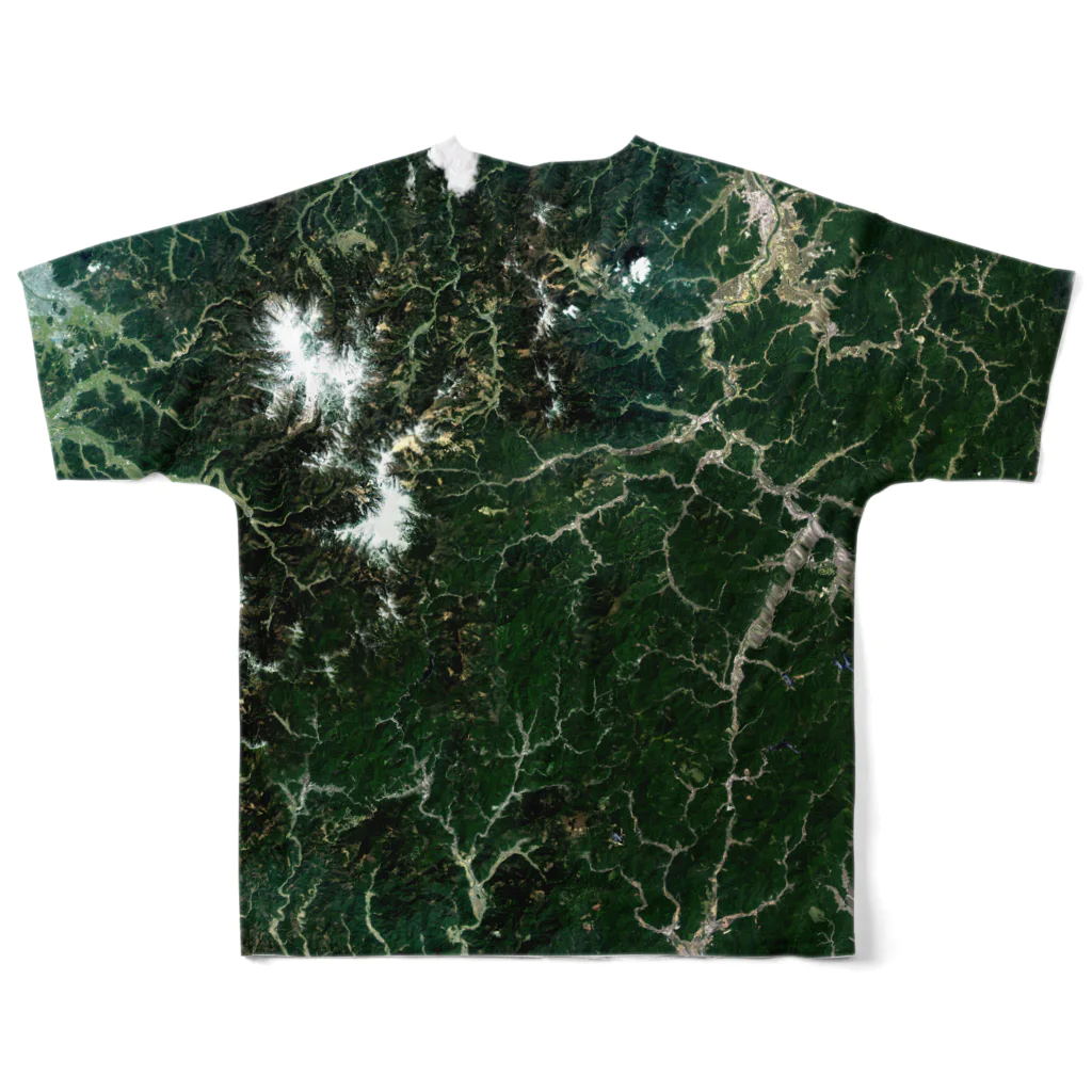 WEAR YOU AREの兵庫県 養父市 Tシャツ 両面 All-Over Print T-Shirt :back